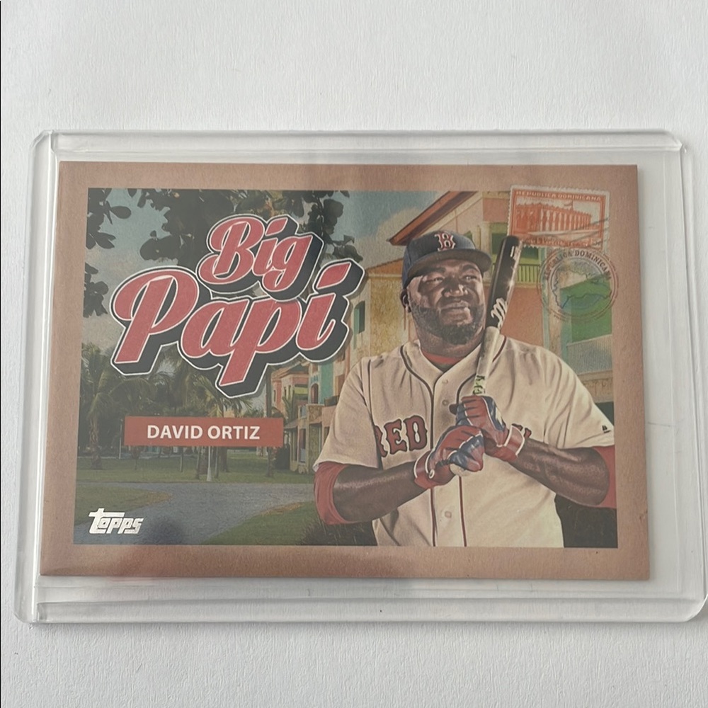Topps Big Papi Baseball Card